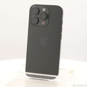 (中古)Apple iPhone16 Pro 256GB ブラックチタニウム MYN03J/A SIMフリー(349-ud)
