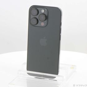 (中古)Apple iPhone16 Pro 128GB ブラックチタニウム MYMV3J/A SIMフリー(348-ud)