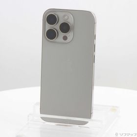 (中古)Apple iPhone16 Pro 256GB ナチュラルチタニウム MYN33J/A SIMフリー(349-ud)