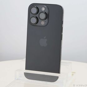 (中古)Apple iPhone16 Pro 256GB ブラックチタニウム MYN03J/A SIMフリー(297-ud)