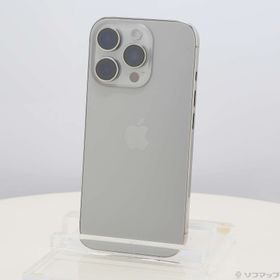 (中古)Apple iPhone16 Pro 128GB ナチュラルチタニウム MYMY3J/A SIMフリー(377-ud)