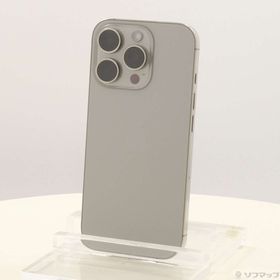 (中古)Apple iPhone16 Pro 128GB ナチュラルチタニウム MYMY3J/A SIMフリー(344-ud)