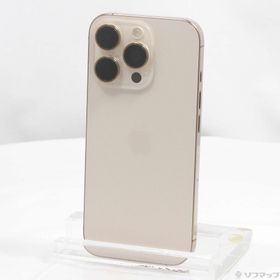 (中古)Apple iPhone16 Pro 256GB デザートチタニウム MYN23J/A SIMフリー(305-ud)