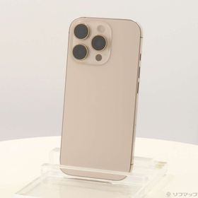(中古)Apple iPhone16 Pro 256GB デザートチタニウム MYN23J/A SIMフリー(295-ud)