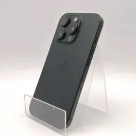 【中古】Apple 国内版 【SIMフリー】 iPhone 16 Pro 128GB ブラックチタニウム MYMV3J/A【ECセンター】保証期間１ヶ月【ランクB】
