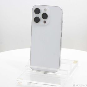 (中古)Apple iPhone16 Pro 128GB ホワイトチタニウム MYMW3J/A SIMフリー(258-ud)