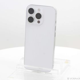 (中古)Apple iPhone16 Pro 128GB ホワイトチタニウム MYMW3J/A SIMフリー(198-ud)