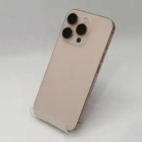 【中古】Apple SoftBank 【SIMフリー】 iPhone 16 Pro 128GB デザートチタニウム MYMX3J/A【浜松駅前】保証期間１ヶ月【ランクA】