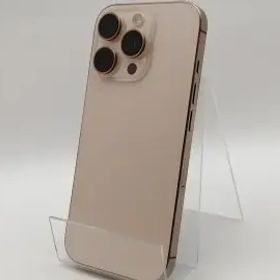 【中古】Apple SoftBank 【SIMフリー】 iPhone 16 Pro 128GB デザートチタニウム MYMX3J/A【津田沼】保証期間１ヶ月【ランクA】