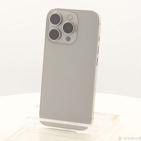 (中古)Apple iPhone16 Pro 128GB ナチュラルチタニウム MYMY3J/A SIMフリー(368-ud)