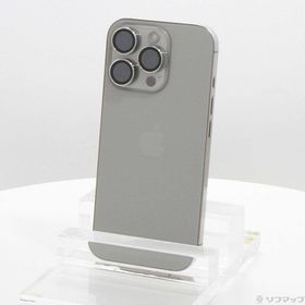 (中古)Apple iPhone16 Pro 128GB ナチュラルチタニウム MYMY3J/A SIMフリー(258-ud)