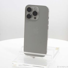 (中古)Apple iPhone16 Pro 128GB ナチュラルチタニウム MYMY3J/A SIMフリー(348-ud)