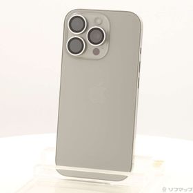 (中古)Apple iPhone16 Pro 128GB ナチュラルチタニウム MYMY3J/A SIMフリー(377-ud)
