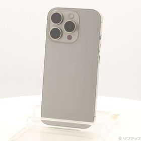 (中古)Apple iPhone16 Pro 128GB ナチュラルチタニウム MYMY3J/A SIMフリー(368-ud)