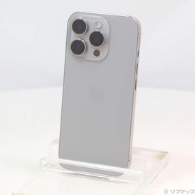 (中古)Apple iPhone16 Pro 128GB ナチュラルチタニウム MYMY3J/A SIMフリー(377-ud)