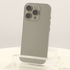 (中古)Apple iPhone16 Pro 128GB ナチュラルチタニウム MYMY3J/A SIMフリー(368-ud)