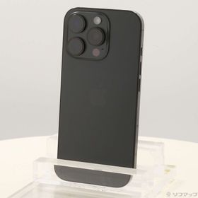 (中古)Apple iPhone16 Pro 256GB ブラックチタニウム MYN03J/A SIMフリー(348-ud)