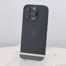 (中古)Apple iPhone16 Pro 256GB ブラックチタニウム MYN03J/A SIMフリー(198-ud)