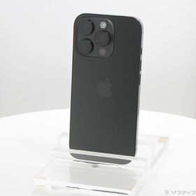 (中古)Apple iPhone16 Pro 256GB ブラックチタニウム MYN03J/A SIMフリー(269-ud)