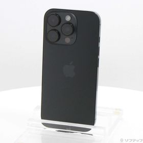 (中古)Apple iPhone16 Pro 256GB ブラックチタニウム MYN03J/A SIMフリー(344-ud)