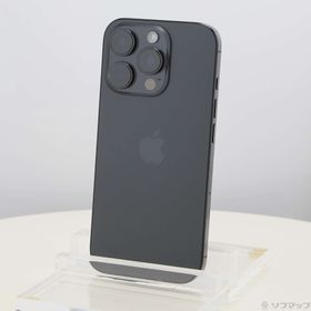 (中古)Apple iPhone16 Pro 256GB ブラックチタニウム MYN03J/A SIMフリー(198-ud)