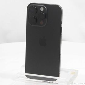 (中古)Apple iPhone16 Pro 256GB ブラックチタニウム MYN03J/A SIMフリー(198-ud)