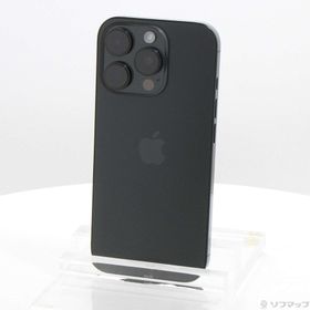 (中古)Apple iPhone16 Pro 256GB ブラックチタニウム MYN03J/A SIMフリー(258-ud)