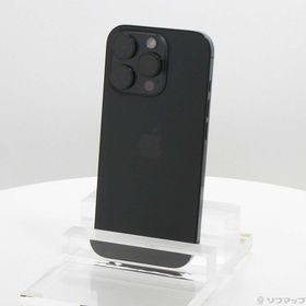 (中古)Apple iPhone16 Pro 256GB ブラックチタニウム MYN03J/A SIMフリー(196-ud)