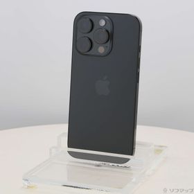 (中古)Apple iPhone16 Pro 256GB ブラックチタニウム MYN03J/A SIMフリー(269-ud)