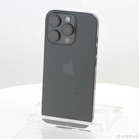 (中古)Apple iPhone16 Pro 256GB ブラックチタニウム MYN03J/A SIMフリー(349-ud)