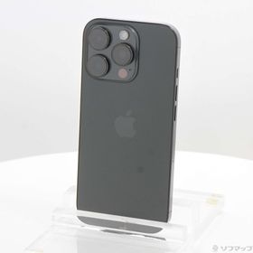 (中古)Apple iPhone16 Pro 256GB ブラックチタニウム MYN03J/A SIMフリー(348-ud)