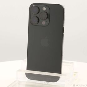 (中古)Apple iPhone16 Pro 256GB ブラックチタニウム MYN03J/A SIMフリー(198-ud)