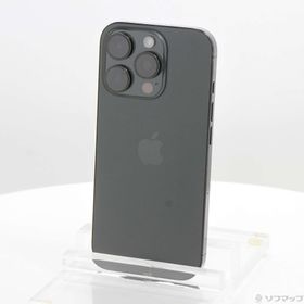 (中古)Apple iPhone16 Pro 256GB ブラックチタニウム MYN03J/A SIMフリー(269-ud)