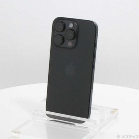 (中古)Apple iPhone16 Pro 256GB ブラックチタニウム MYN03J/A SIMフリー(269-ud)
