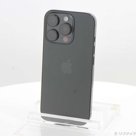 (中古)Apple iPhone16 Pro 256GB ブラックチタニウム MYN03J/A SIMフリー(276-ud)