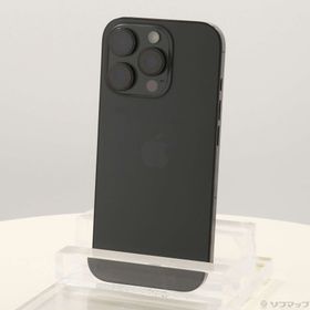 (中古)Apple iPhone16 Pro 256GB ブラックチタニウム MYN03J/A SIMフリー(344-ud)