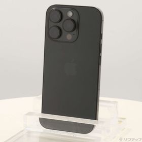 (中古)Apple iPhone16 Pro 256GB ブラックチタニウム MYN03J/A SIMフリー(198-ud)