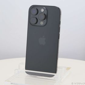 (中古)Apple iPhone16 Pro 256GB ブラックチタニウム MYN03J/A SIMフリー(349-ud)