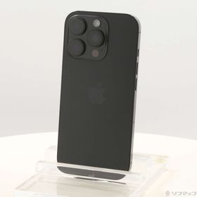 (中古)Apple iPhone16 Pro 256GB ブラックチタニウム MYN03J/A SIMフリー(295-ud)