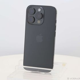 (中古)Apple iPhone16 Pro 256GB ブラックチタニウム MYN03J/A SIMフリー(368-ud)