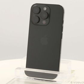 (中古)Apple iPhone16 Pro 256GB ブラックチタニウム MYN03J/A SIMフリー(258-ud)