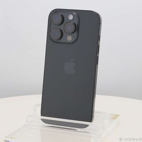 (中古)Apple iPhone16 Pro 256GB ブラックチタニウム MYN03J/A SIMフリー(295-ud)