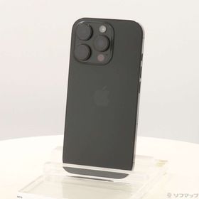 (中古)Apple iPhone16 Pro 256GB ブラックチタニウム MYN03J/A SIMフリー(368-ud)