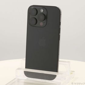 (中古)Apple iPhone16 Pro 256GB ブラックチタニウム MYN03J/A SIMフリー(262-ud)