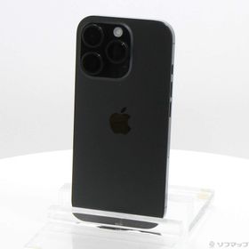 (中古)Apple iPhone16 Pro 256GB ブラックチタニウム MYN03J/A SIMフリー(377-ud)