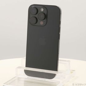 (中古)Apple iPhone16 Pro 256GB ブラックチタニウム MYN03J/A SIMフリー(276-ud)