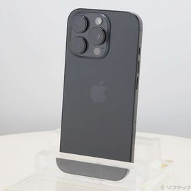 (中古)Apple iPhone16 Pro 256GB ブラックチタニウム MYN03J/A SIMフリー(251-ud)