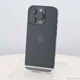 (中古)Apple iPhone16 Pro 256GB ブラックチタニウム MYN03J/A SIMフリー(276-ud)