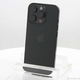 (中古)Apple iPhone16 Pro 256GB ブラックチタニウム MYN03J/A SIMフリー(262-ud)