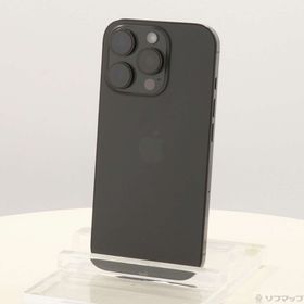 (中古)Apple iPhone16 Pro 256GB ブラックチタニウム MYN03J/A SIMフリー(269-ud)